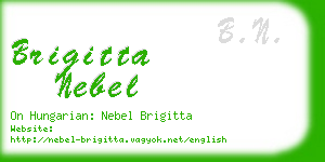 brigitta nebel business card